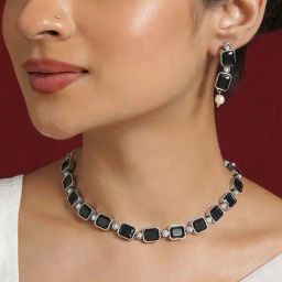 Teejh Silver Noir Elegant Set-picture-9