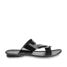 Metro Men's Black Thong Sandals image 1