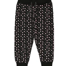 Bodycare Kids Black Printed Trackpants image 1