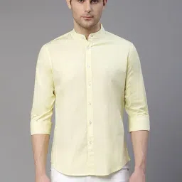 Dennis Lingo Lemon Cotton Slim Fit Shirt-picture-44