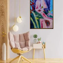 The Art House Abstract Multicolor Canvas Painting-picture-34
