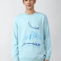 Forever 21 Blue Regular Fit Printed Sweatshirt-picture-13