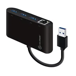 Alogic USB 3.0 SuperSpeed 3 Port HUB and Gigabit Ethernet Adapter (Black)-picture-14