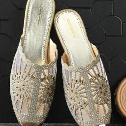 Clog London Women's Golden Mule Shoes-picture-14