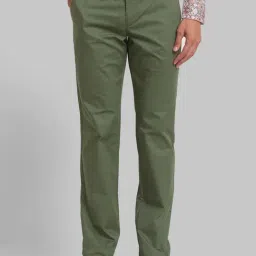 Park Avenue Green Super Slim Fit Trousers-picture-23