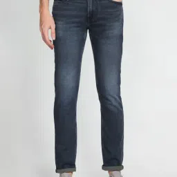 U.S. Polo Assn. Dark Blue Lightly Washed Skinny Fit Jeans-picture-29