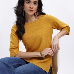 Anouk Rustic Melange Effect Kurti-picture-22