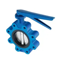 Flowtek 11.81 inch, 300 mm Cast Iron Lever Operated Lug Type Butterfly Valve with SS 316 Disc image 1