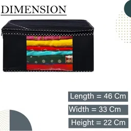 AMAK INC Black Fabric Multi-Utility Wardrobe Organisers image 3