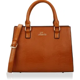 Lavie Liz Shelly Tan Textured Medium Satchel Handbag image 1