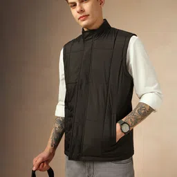 Dennis Lingo Mock Collar Padded Jacket image 1