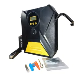 Hartley Cordless Tyre inflator 150 PSI Pressure 2x2000 mAh lithium Battery Plastic Black & Yellow, C1809-1-picture-20