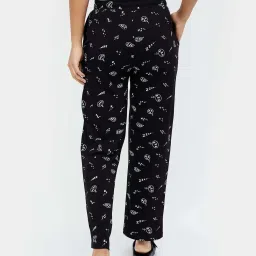 Ginger by Lifestyle Black Cotton Printed Pyjamas image 2