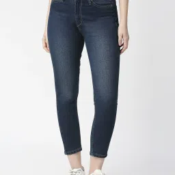 Pepe Jeans Blue Cotton High Rise Jeans image 1