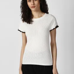 Van Heusen White Regular Fit Top image 1