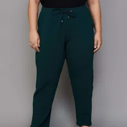 Nexus by Lifestyle Green Mid Rise Pants image 1