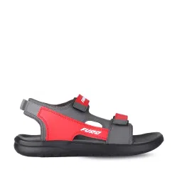 Furo By Red Chief Men's Grey Floater Sandals image 1