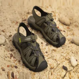 Wildcraft Men's Terrafin Rise Pro Olive Fisherman Sandals image 1