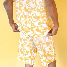 Trove Label Multicolor Relaxed Fit Abstract Print Shorts image 2