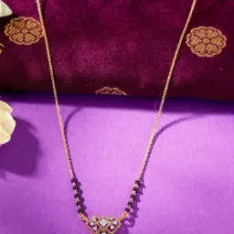 p.n.gadgil jewellers P.N.Gagdil Jewellers Heavenly Bond Gold & Diamond Modern Mangalsutra for Woman-picture-48