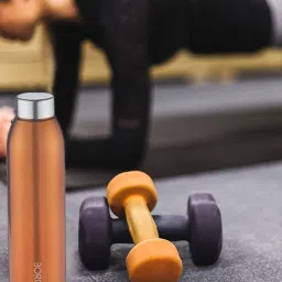 borosil ?Borosil Water Bottle with Single Wall & Leakproof Set of 3 (Multicolor, ?750 ml) image 2