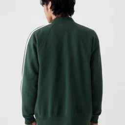 GAP Green Cotton Regular Fit Solid Sweatshirt image 2