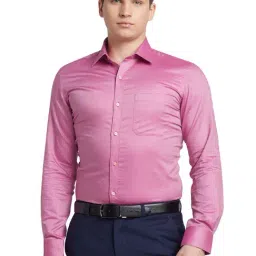 Raymond Violet Cotton Contemporary Fit Shirt-picture-32