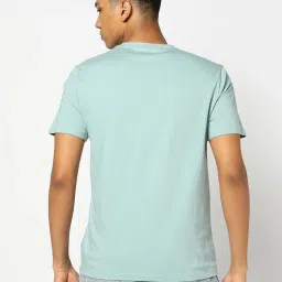GAP Green Cotton Slim Fit Printed T-Shirt image 2