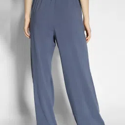 American Eagle Outfitters Blue Blended Regular Fit Mid Rise Pants image 2