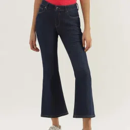 United Colors of Benetton Blue Mid Rise Bootcut Jeans-picture-28