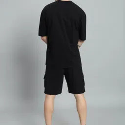 Griffel Black Cotton Loose Fit Printed Co-Ord Set image 2