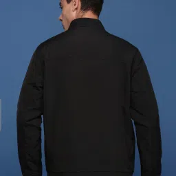 showoffff Showoff Black Nylon Slim FitJacket image 2