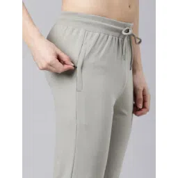 Bushirt Light Grey Regular Fit Cotton Sweatshirt & Joggers Set image 5