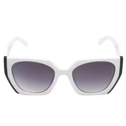 Ted Smith Grey Square UV Protection Unisex Sunglasses image 3