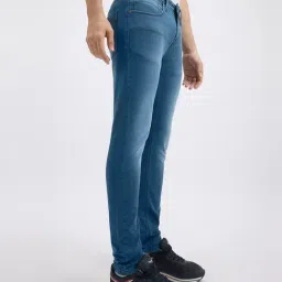 Pepe Jeans Green Cotton Slim Fit Jeans image 3
