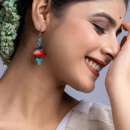 Look and Adorn Contemporary Drop Earrings-picture-39