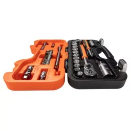 Bahco Standard Socket/Bit Set Metric 1/4 & 3/8 inch with Ratchet 6 Point, S330 (Set of 34 Pcs) image 4