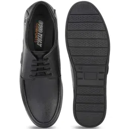 Eego Italy Men's Black Derby Shoes image 4