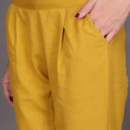 Pittra4ever Women Solid Mid Rise Trousers image 2