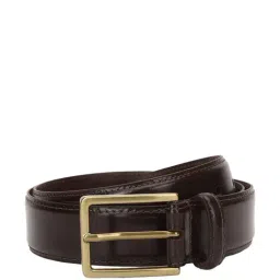 Allen Solly Brown Leather Waist Belt For Men-picture-21