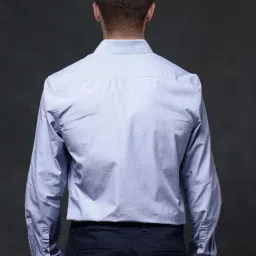 Rare Rabbit Blue Regular Fit Stripes Shirt image 2