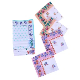 Kuber Industries 12-Pcs Printed Cotton Handkerchief image 4