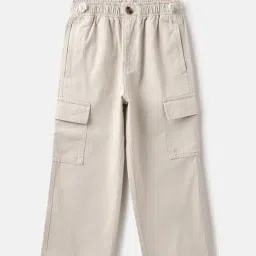 United Colors of Benetton Boys Beige Cotton Trousers-picture-14