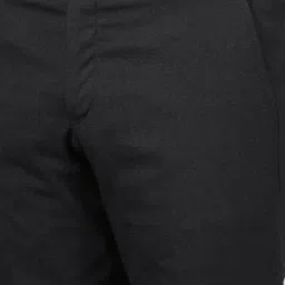 JadeBlue Black Rayon Slim Fit Trousers image 5