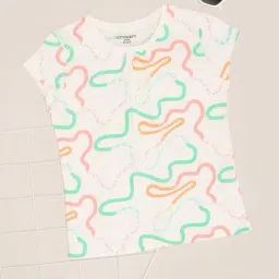 Pantaloons Junior Girls Off-White T-Shirt-picture-42