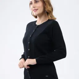 Monte Carlo Black Solid Cardigan image 4