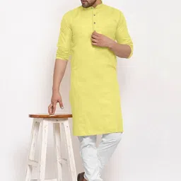Krudha Creations Men Thread Work Pathani Kurta image 2