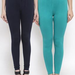 TAG 7 Women Pack Of 2 Solid Leggings-picture-13