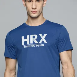 HRX By Hrithik Roshan Running Men ESTATE BLUE Rapid-Dry Brand Carrier Tshirts-picture-40