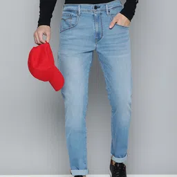 Levis Men Light Fade Stretchable Slim Tapered Fit Jeans-picture-46